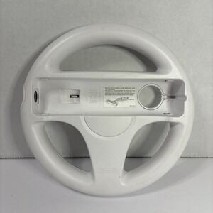 Nintendo Genuine OEM White Wii/Wii U Mario Kart Steering Wheel Controller Access